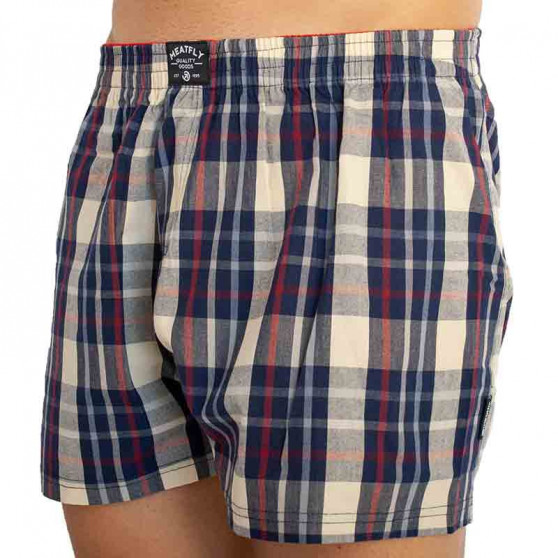 2PACK Boxers para homem Meatfly multicolorido (Jukebox 20 - A)