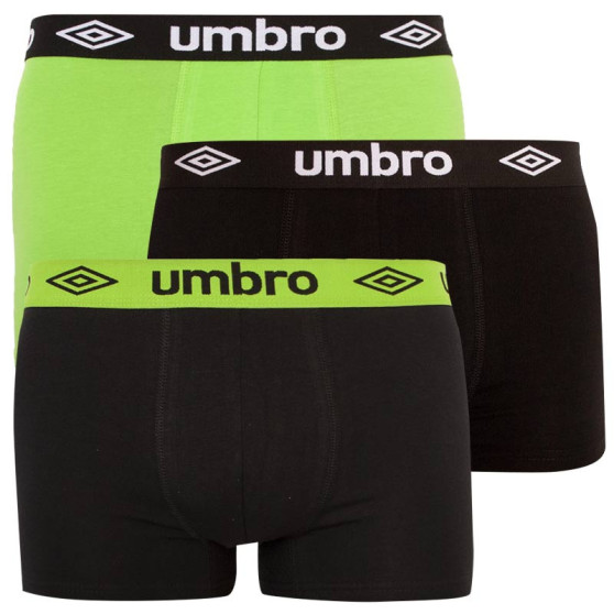 3PACK Boxers para homem Umbro multicolorido (UMUM0241 CH)