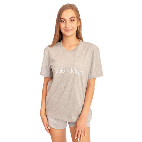 T-shirt para mulher Calvin Klein cinzento (QS6105E-020)