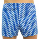 Boxers clássicos para homem Foltýn padrão azul sobredimensionado