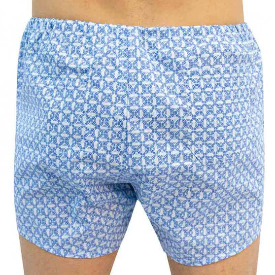 Boxers clássicos para homem Foltýn com anéis azuis sobredimensionados