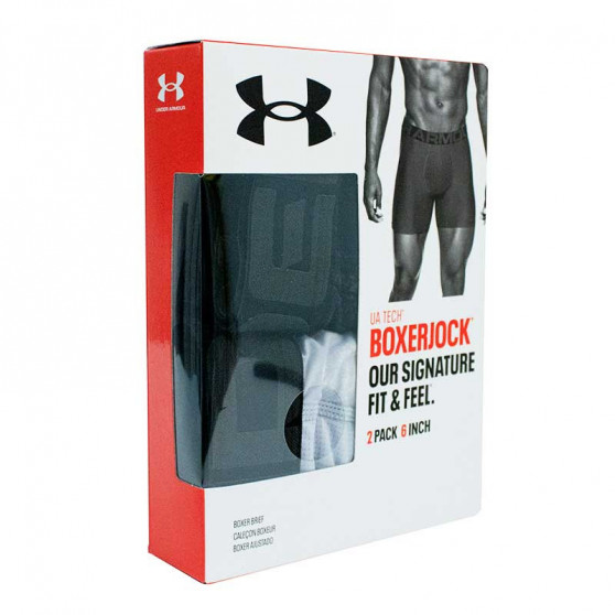 2PACK Boxers para homem Under Armour cinzento (1363622 011)