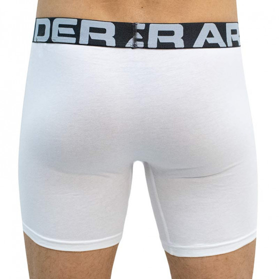 3PACK Boxers para homem Under Armour branco (1363617 100)