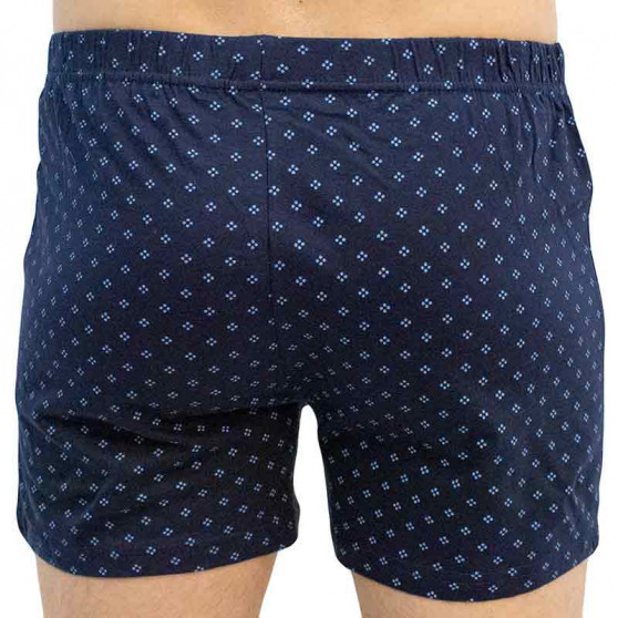 Boxers para homem Molvy azul escuro (MP-1011-BBU)