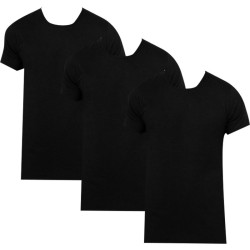 3PACK T-shirt para homem Calvin Klein preto (NB4011E-001)