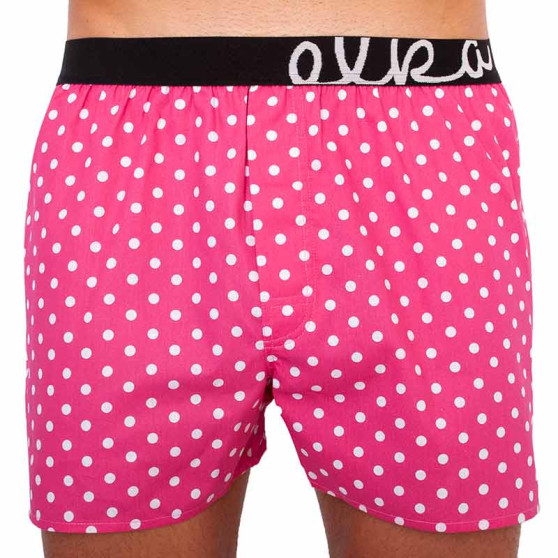 Boxers para homem ELKA sport rosa com bolinhas (PG0035)