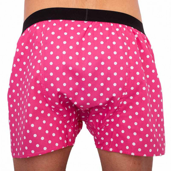 Boxers para homem ELKA sport rosa com bolinhas (PG0035)