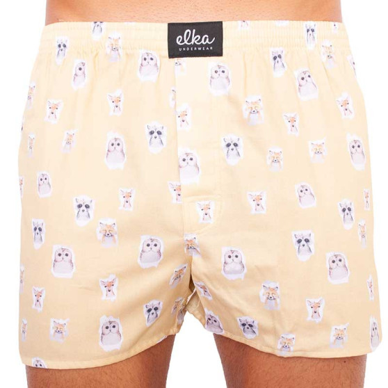 Boxers para homem ELKA animais da floresta (P0026)