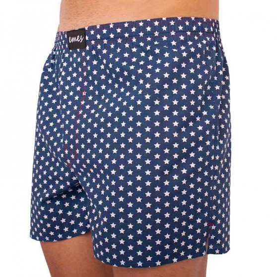 Boxers para homem Emes estrelas em azul (005)