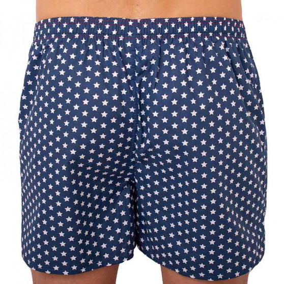 Boxers para homem Emes estrelas em azul (005)