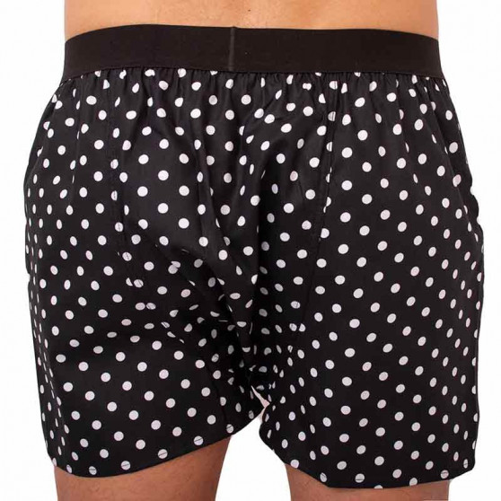 Boxers para homem ELKA sport preto com bolinhas brancas (PG0034)