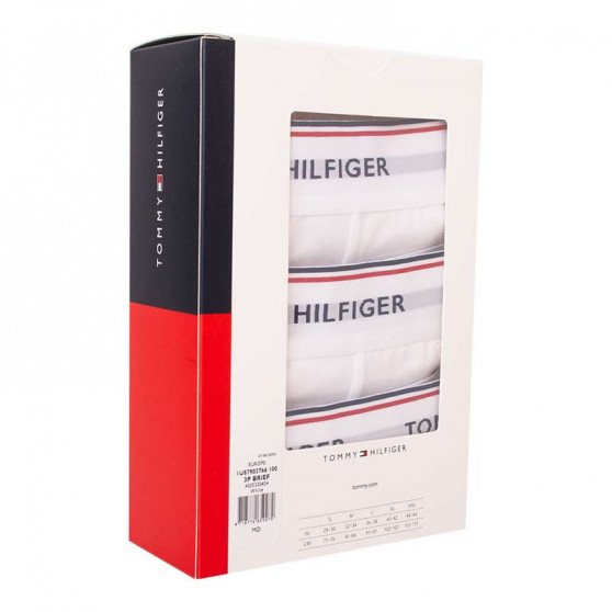 3PACK cuecas para homem Tommy Hilfiger branco (1U87903766 100)