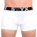 Boxers para homem Styx desporto elástico superdimensionado branco (R1061)