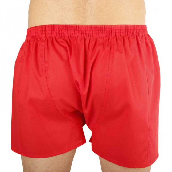 Boxers para homem Styx arte clássica borracha donuts vermelho