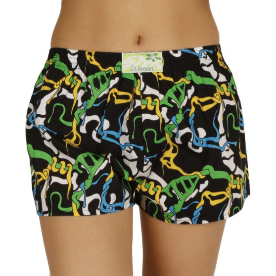 Boxers para mulher Styx arte clássica borracha jungle (K956)