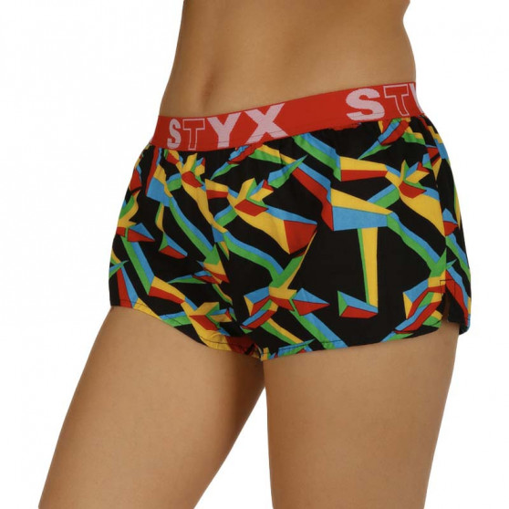 Boxers para mulher Styx arte desportiva borracha triangular (T957)