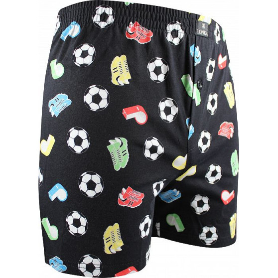 Boxers para homem Lonka preto (Karlos - fotbal)