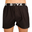 Boxers para homem Styx desporto elástico preto (B960)