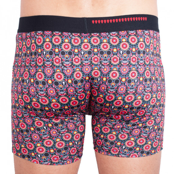 Sem embalagem - Boxers para homem 69SLAM fit flower skull