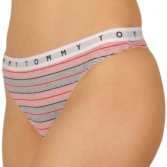 3PACK Tanga para mulher Tommy Hilfiger multicolorido (UW0UW02521 0W2)