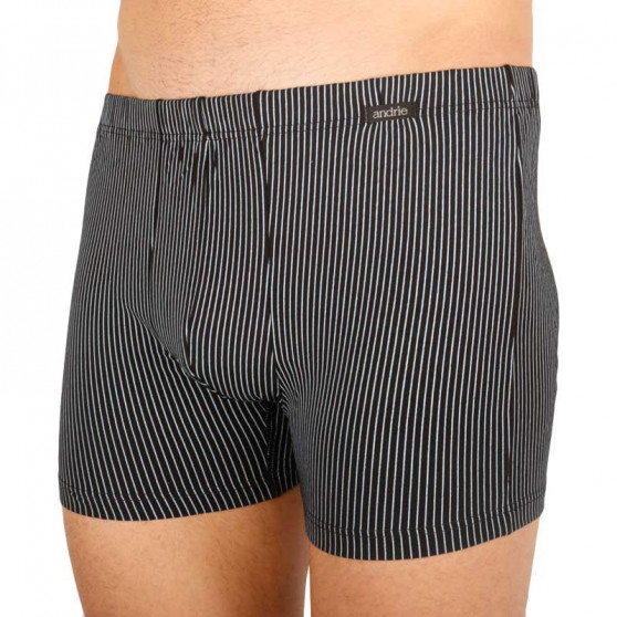 Boxers para homem Andrie preto com riscas azuis (PS 5541 C)