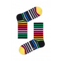 Meias Happy Socks Athletic Striped Mid High Sock (ATSTR14-9300)