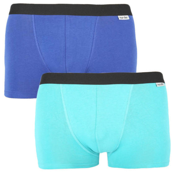 2PACK Boxers para homem Nur Der multicolorido (827756 - navy/turkis)