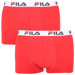 2PACK Boxers para homem Fila vermelho (FU5016/2-118)