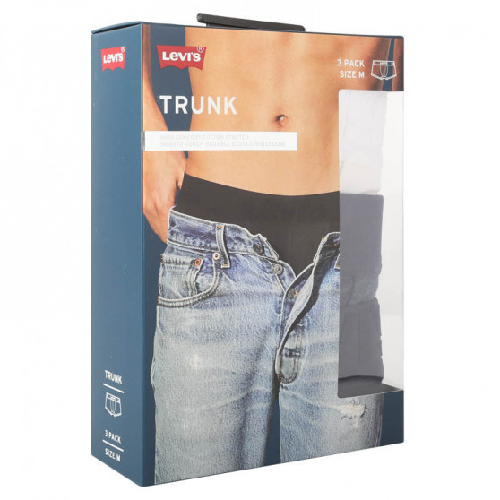 3PACK Boxers para homem Levis multicolorido (905042001 009)