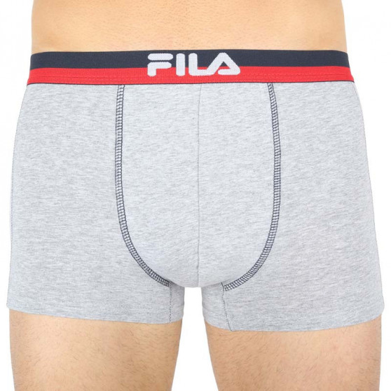 2PACK Boxers para homem Fila cinzento (FU5020/2-400)