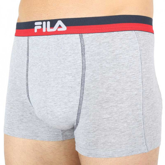 2PACK Boxers para homem Fila cinzento (FU5020/2-400)