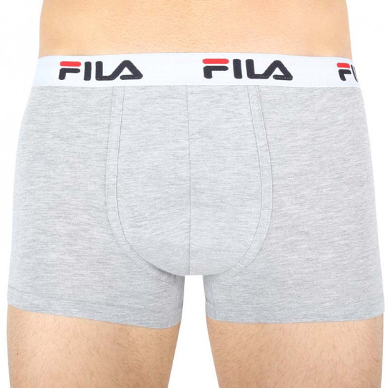 2PACK Boxers para homem Fila cinzento (FU5016/2-400)