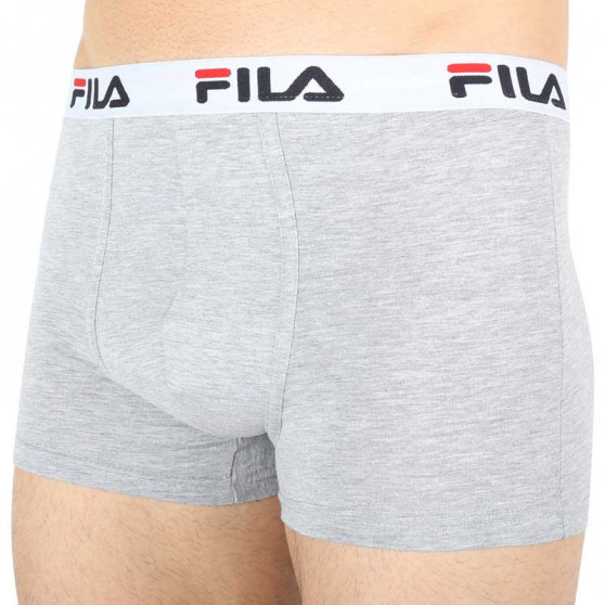 2PACK Boxers para homem Fila cinzento (FU5016/2-400)