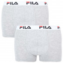 2PACK Boxers para homem Fila cinzento (FU5016/2-400)