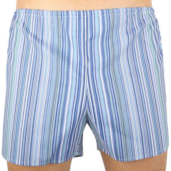 Boxers clássicos para homem Foltýn risca azul