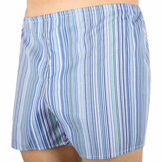 Boxers clássicos para homem Foltýn risca azul