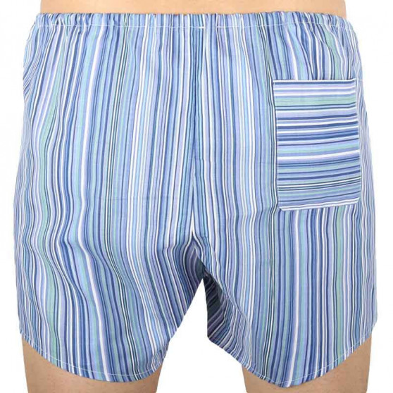 Boxers clássicos para homem Foltýn risca azul