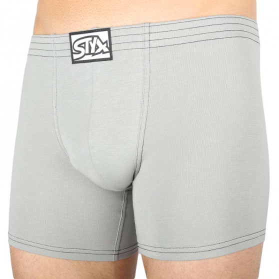 3PACK Boxers para homem Styx elástico clássico comprido (F10606263)