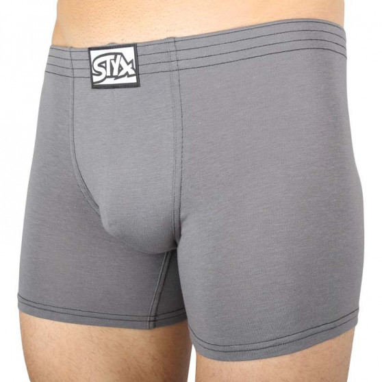 3PACK Boxers para homem Styx elástico clássico comprido (F10606263)