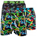 3PACK Boxers para homem Styx desporto elástico multicolorido (B9565758)