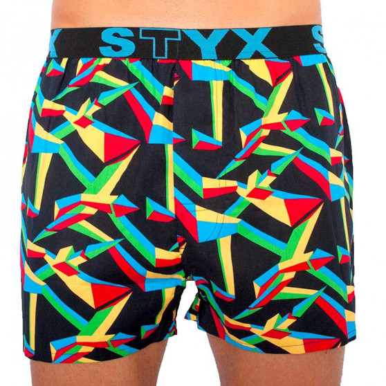 3PACK Boxers para homem Styx desporto elástico multicolorido (B9565758)