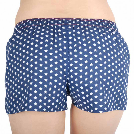 Boxers para mulher Emes azul escuro com estrelas (005)