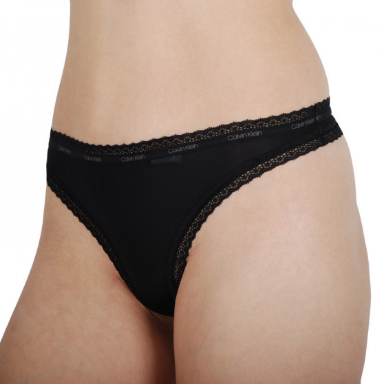 Tanga para mulher Calvin Klein preto (QD3763E-UB1)