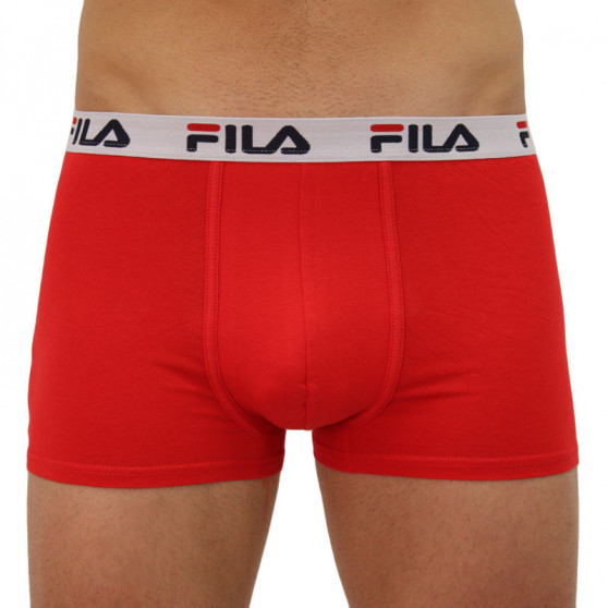 2PACK Boxers para homem Fila vermelho (FU5016/2-118)