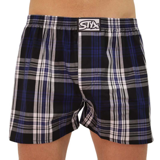 Boxers para homem Styx clássico elástico multi-colorido (A840)