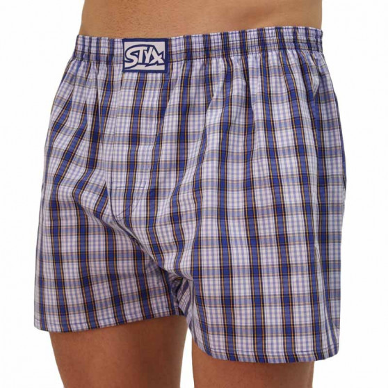 Boxers para homem Styx clássico elástico multi-colorido (A102)