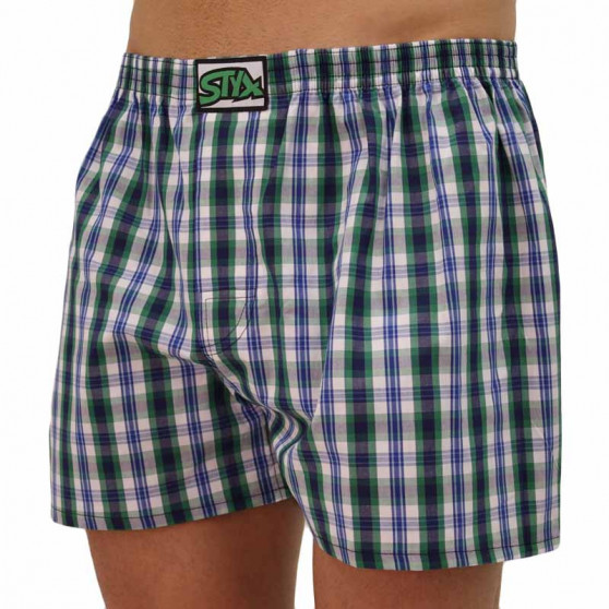 Boxers para homem Styx clássico elástico multi-colorido (A103)