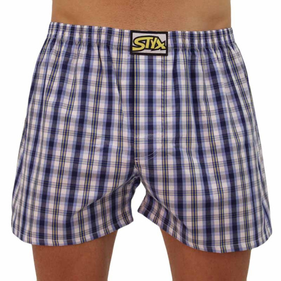 Boxers para homem Styx clássico elástico multi-colorido (A106)