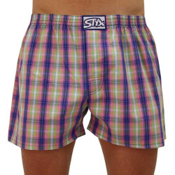 Boxers para homem Styx clássico elástico multi-colorido (A108)