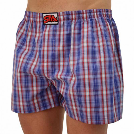 Boxers para homem Styx clássico elástico multi-colorido (A110)